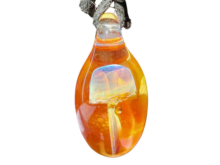 Mushroom Magic Amulett, orange