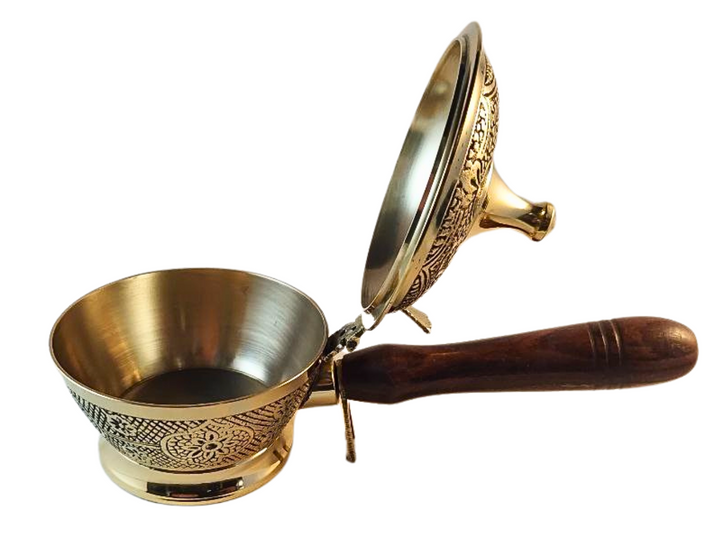 Räucherpfanne Messing Antique