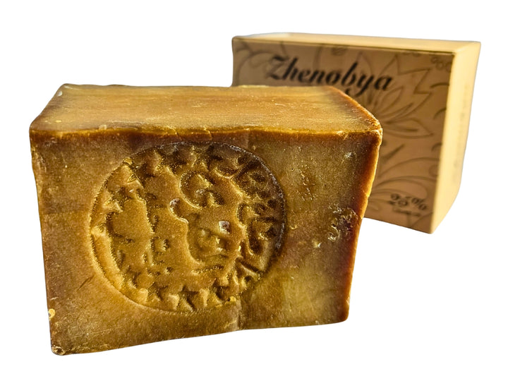 Zhenobya Original Aleppo Seife - 25 % Lorbeeröl, 200g