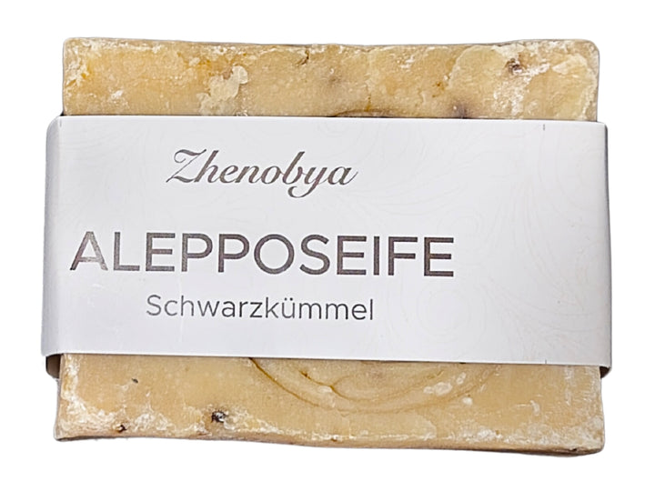 Zhenobya Original Aleppo Seife - Schwarzkümmel 120g