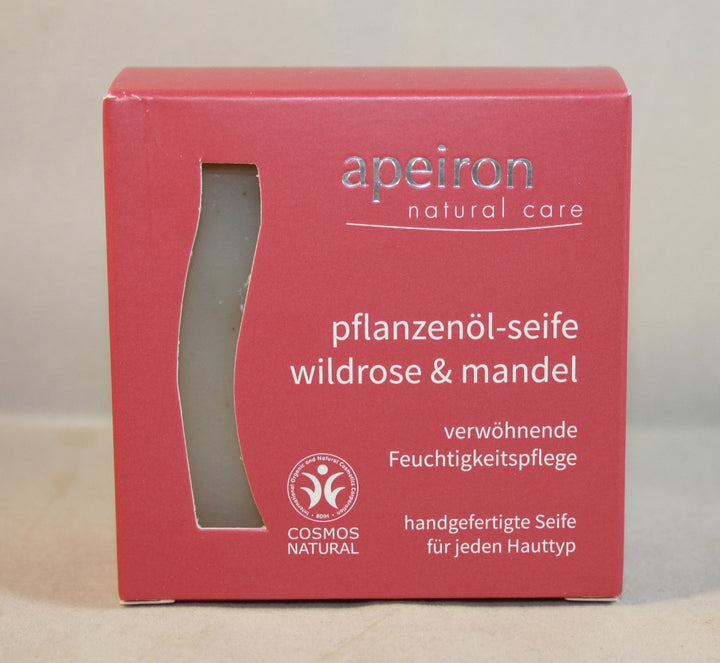 Pflanzenöl-Seife Wildrose & Mandel 100g