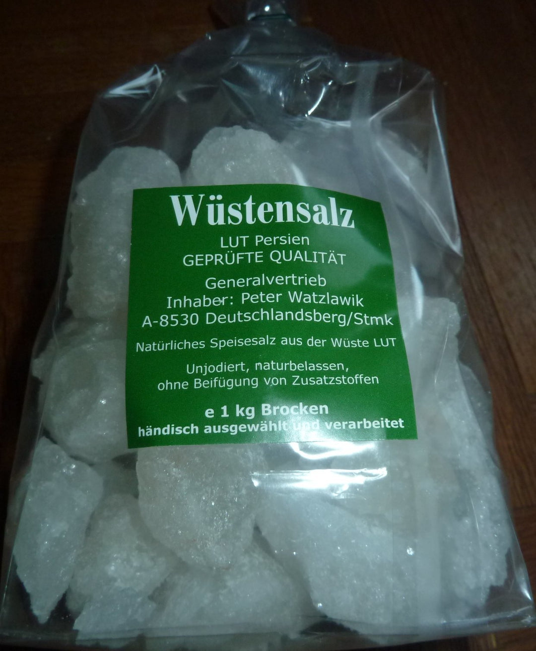 Wüstensalz LUT, Handselektion