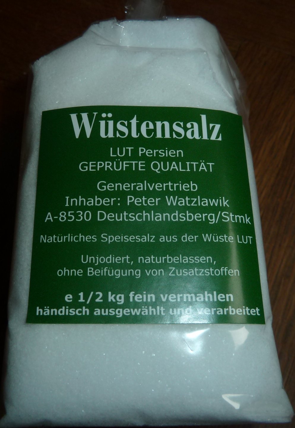 Wüstensalz LUT, Handselektion