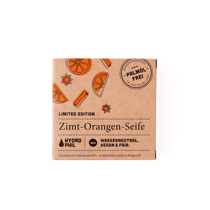 Seife Zimt-Orange, wasserneutral 80g