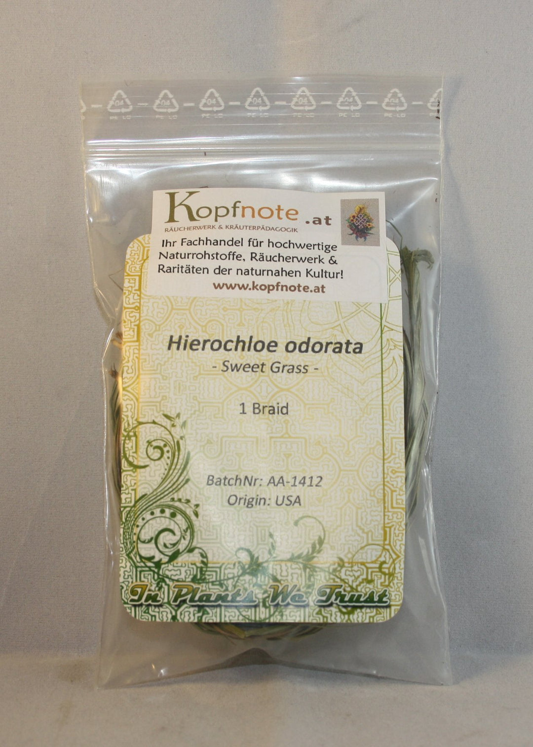 Sweetgrass - Hierochloe odorata